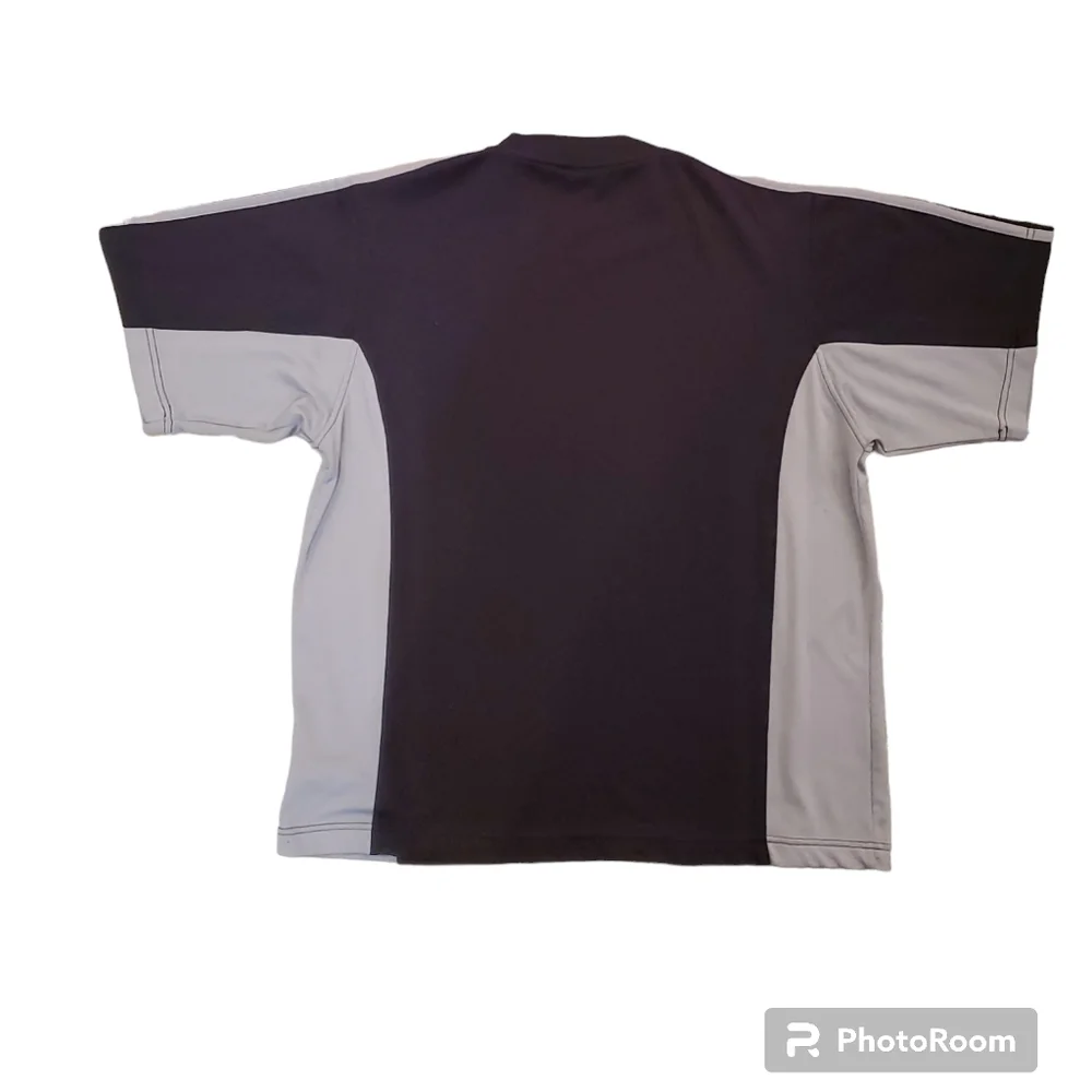 Adidas Men's Black Gray Climalite Performance Short Sleeve T-Shirt Medium‎
